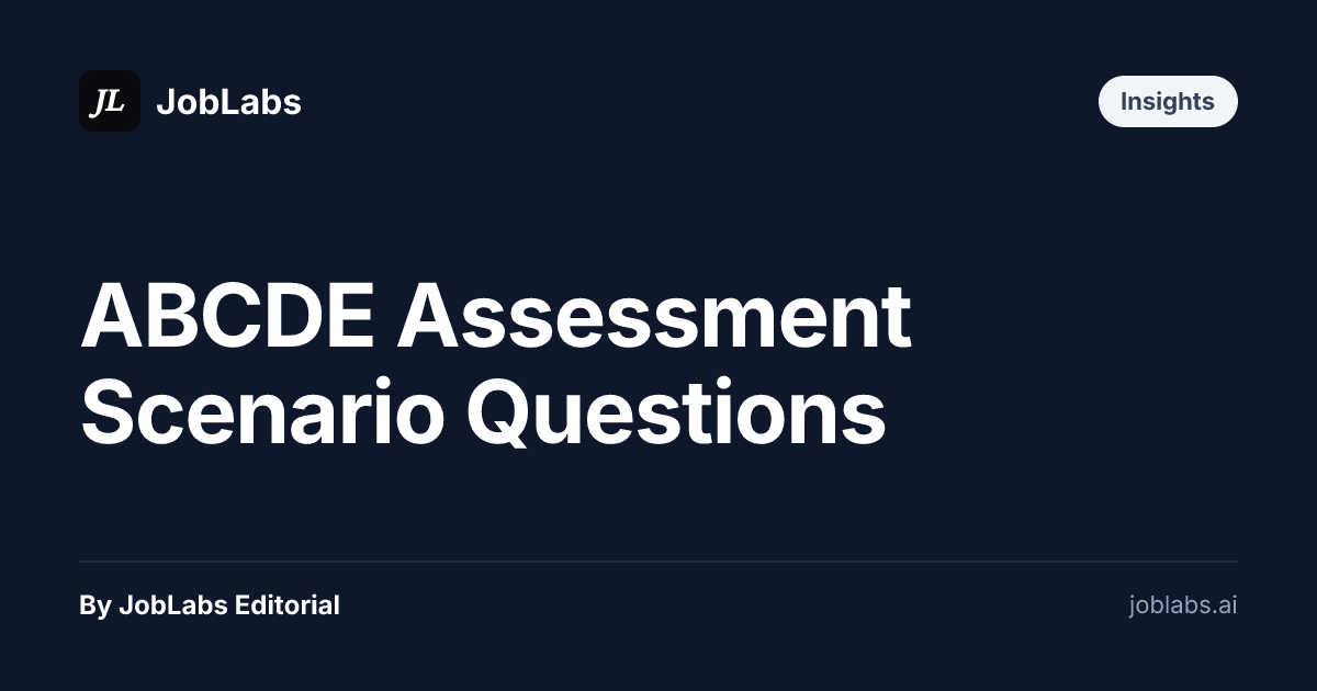 ABCDE Assessment Scenario Questions