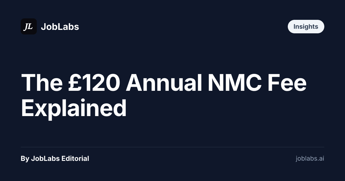 The £120 Annual NMC Fee Explained