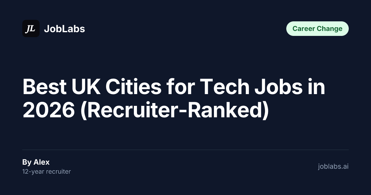 Best UK Cities for Tech Jobs in 2026 (Recruiter-Ranked)