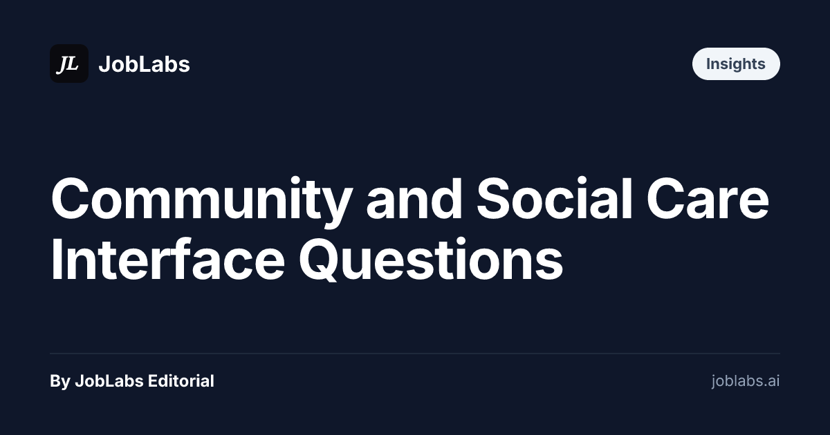 Community and Social Care Interface Questions