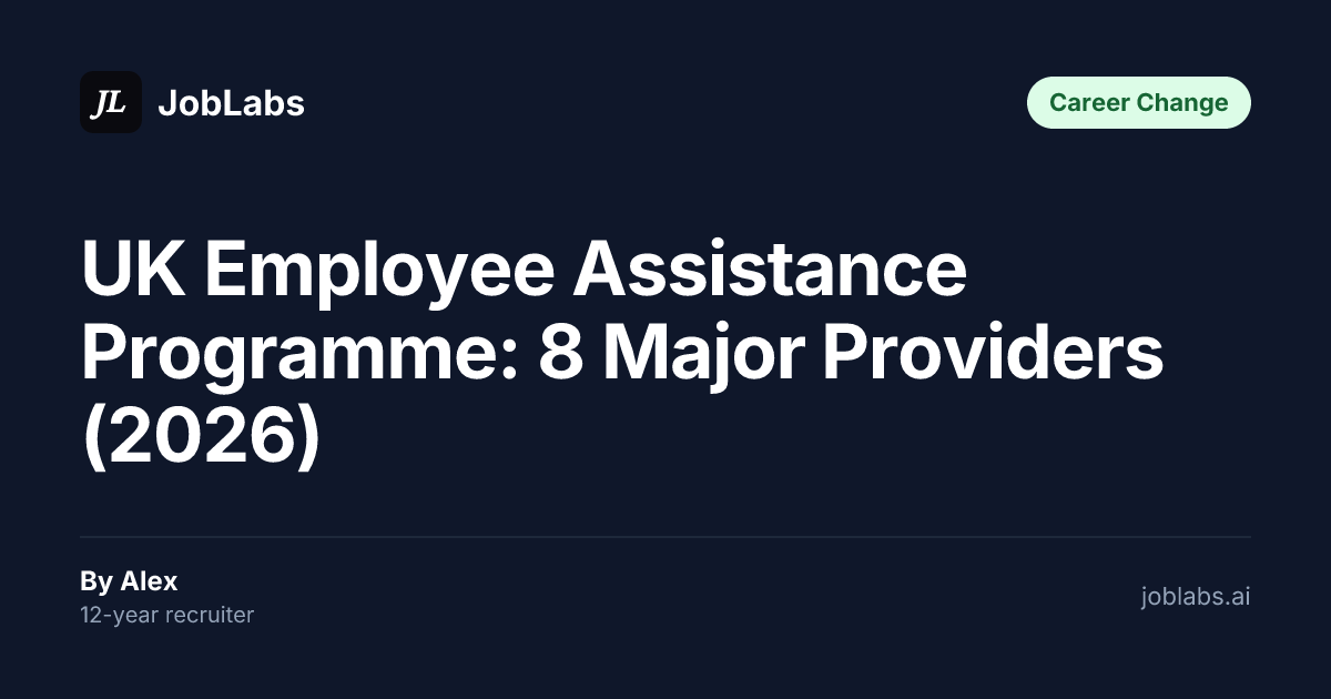 UK Employee Assistance Programme: 8 Major Providers (2026)