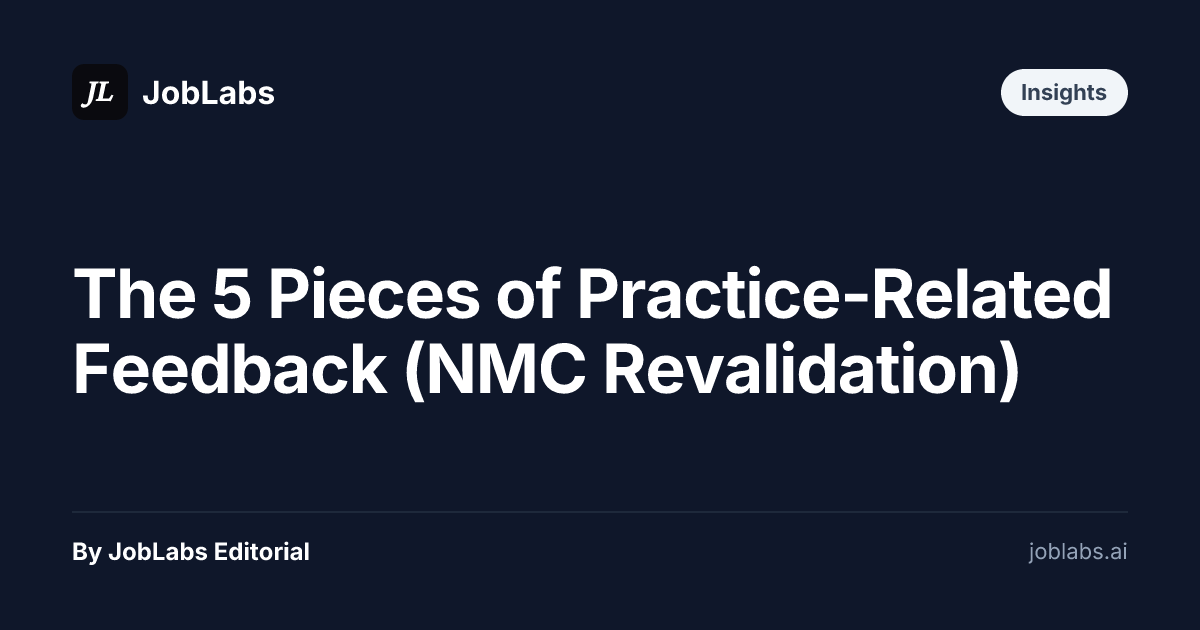 The 5 Pieces of Practice-Related Feedback (NMC Revalidation)