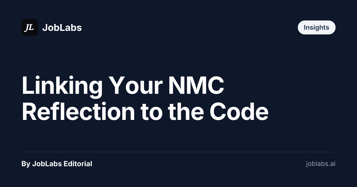 Linking Your NMC Reflection to the Code