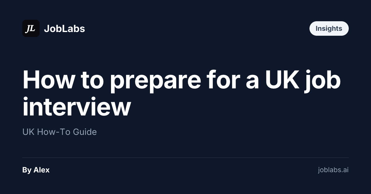 Interview Uk How to Prepare for a UK Interview — Recruiter Step-by-Step