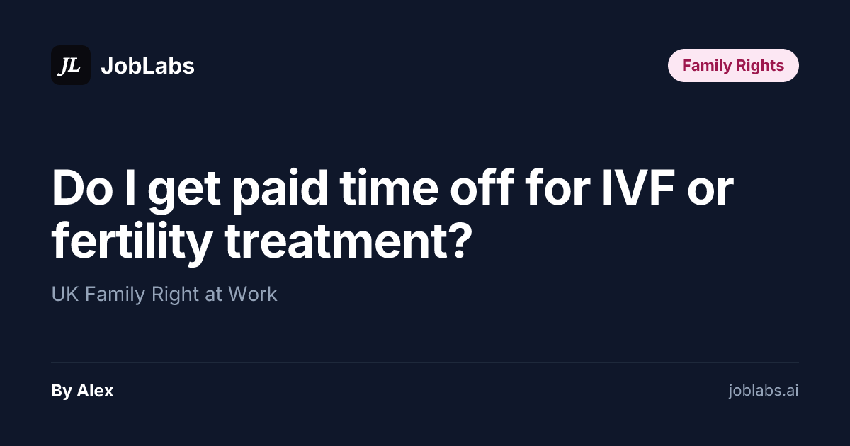 IVF & Fertility Treatment Time Off Rights UK (2026)