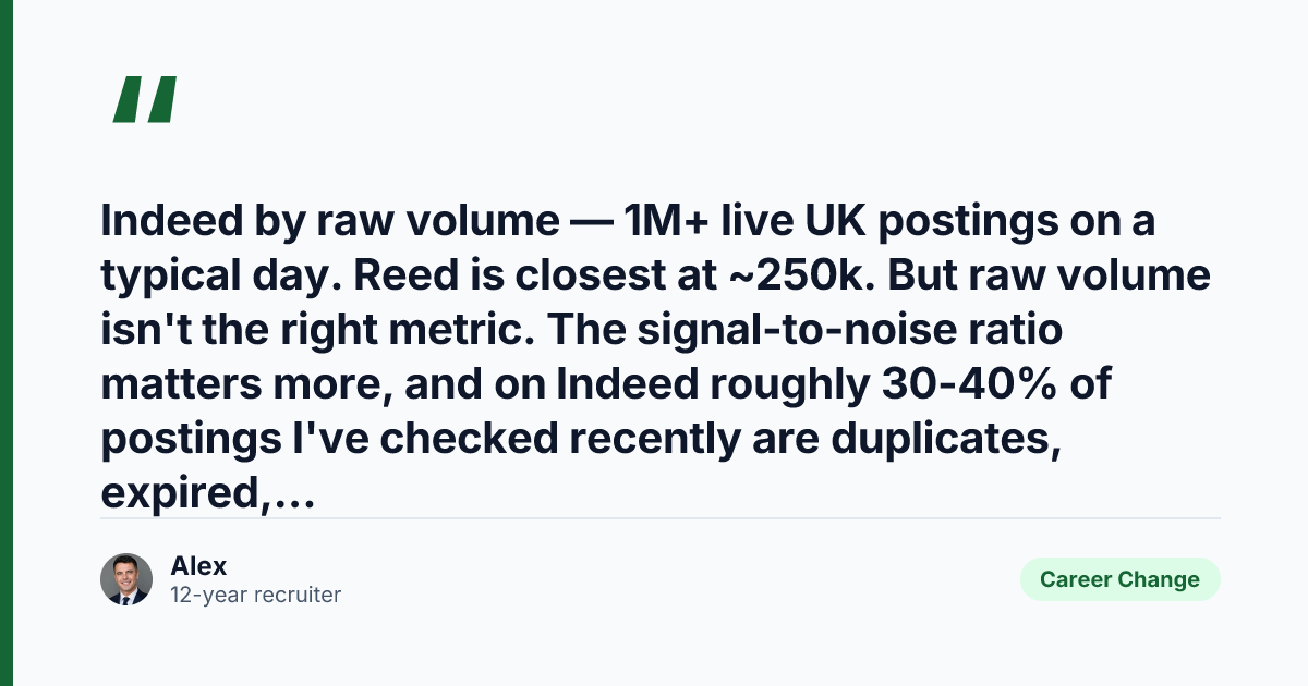 Key takeaway from Best UK Job Sites 2026: Recruiter's Honest Verdict