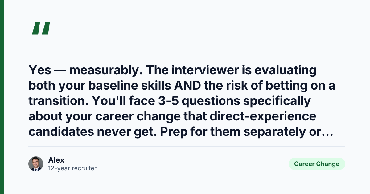 Key takeaway from Career Change Interview Prep with AI (Recruiter's Guide)