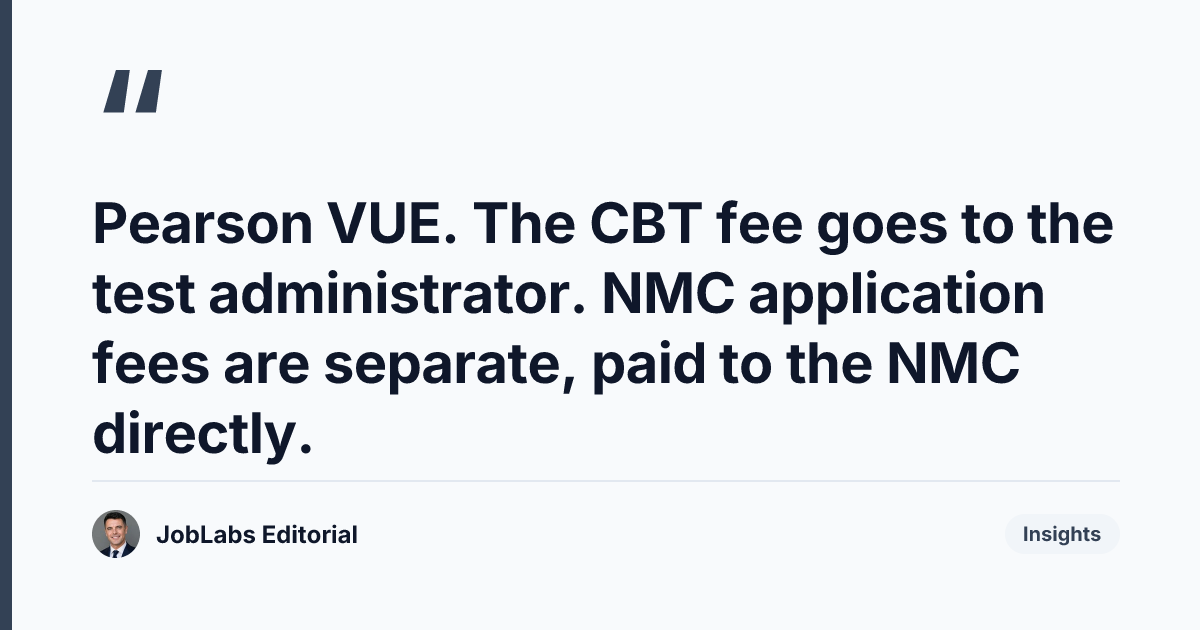 Key takeaway from NMC CBT Registration, Fees, and Retake Rules