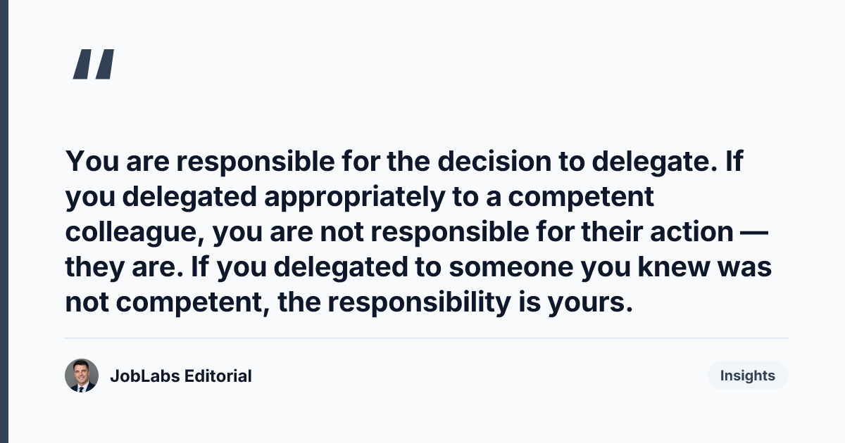 Key takeaway from NMC Code Section 11: Be Accountable for Delegated Care