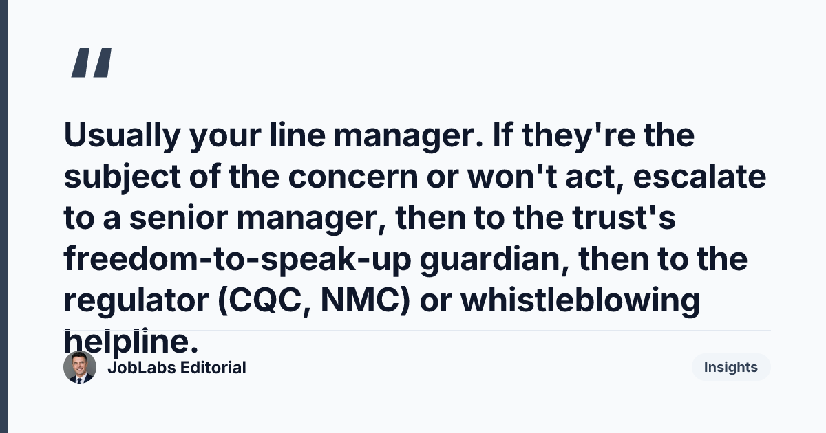 Key takeaway from NMC Code Section 16: Act on Concerns and Safety Risks