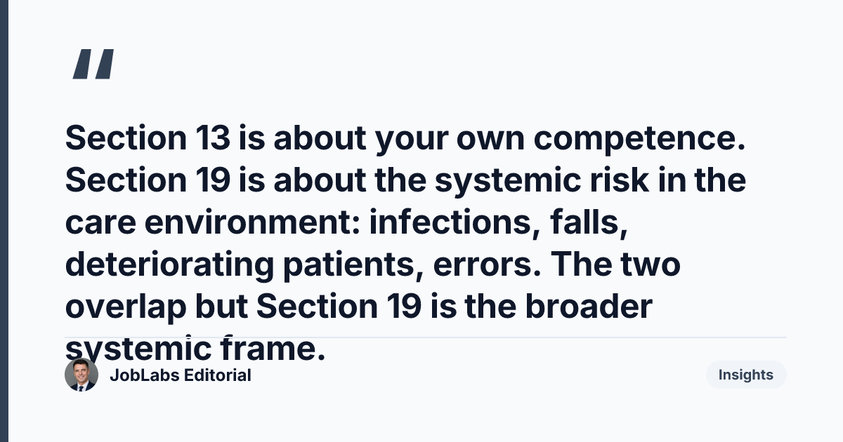 Key takeaway from NMC Code Section 19: Reduce Risk of Harm