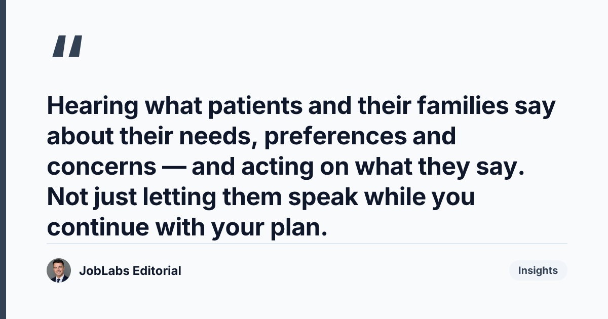 Key takeaway from NMC Code Section 2: Listen and Respond to Concerns