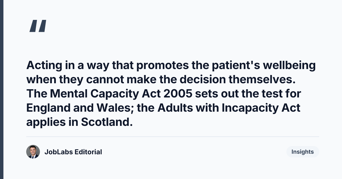 Key takeaway from NMC Code Section 4: Act in the Best Interests of Patients