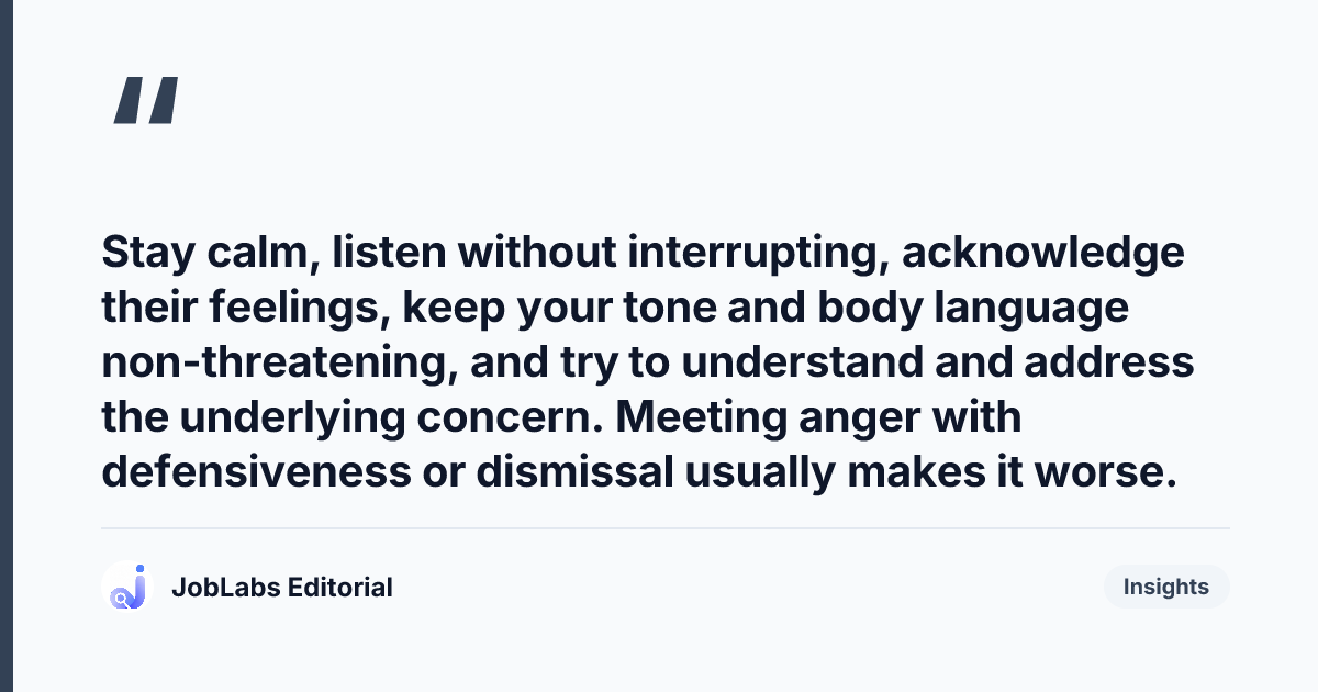 Key takeaway from Conflict and Difficult Conversations Questions
