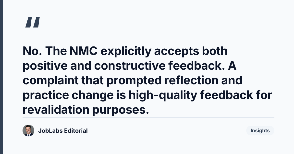 Key takeaway from The 5 Pieces of Practice-Related Feedback (NMC Revalidation)