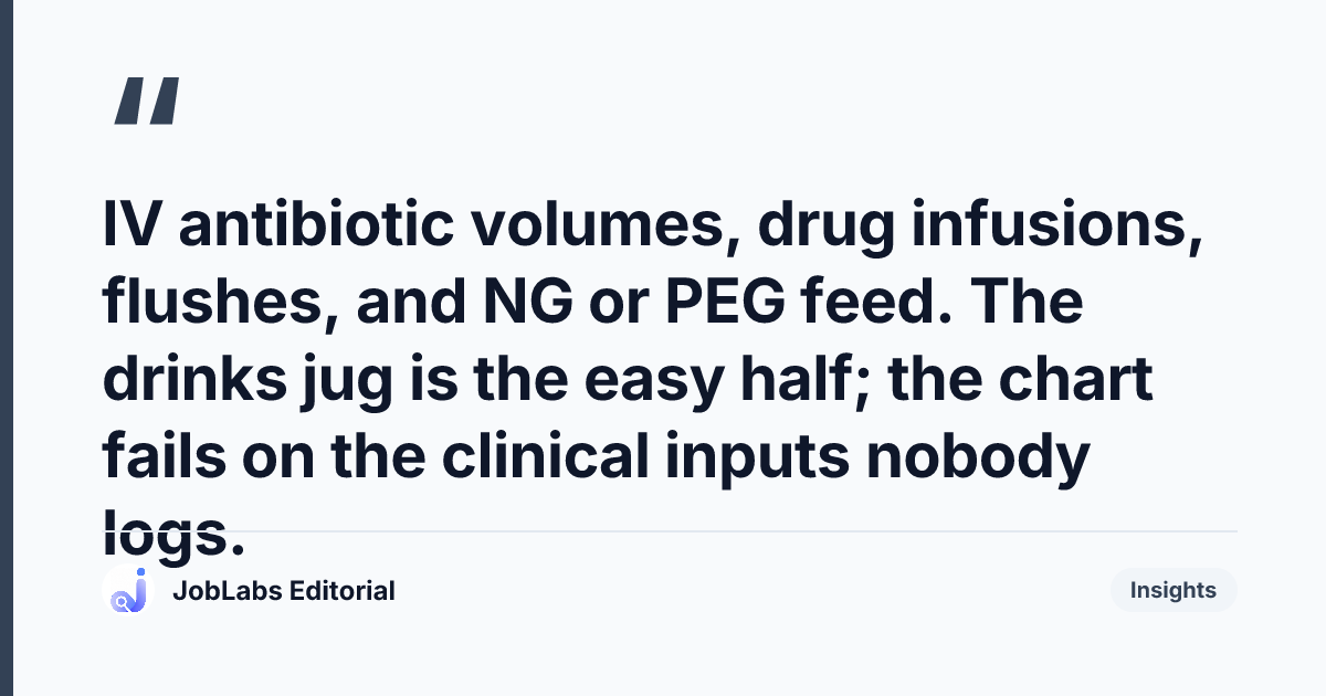 Key takeaway from Fluid Balance: OSCE Station Checklist