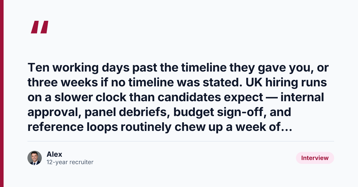 Key takeaway from Ghosted After UK Interview? Recruiter Truth + What Works (2026)