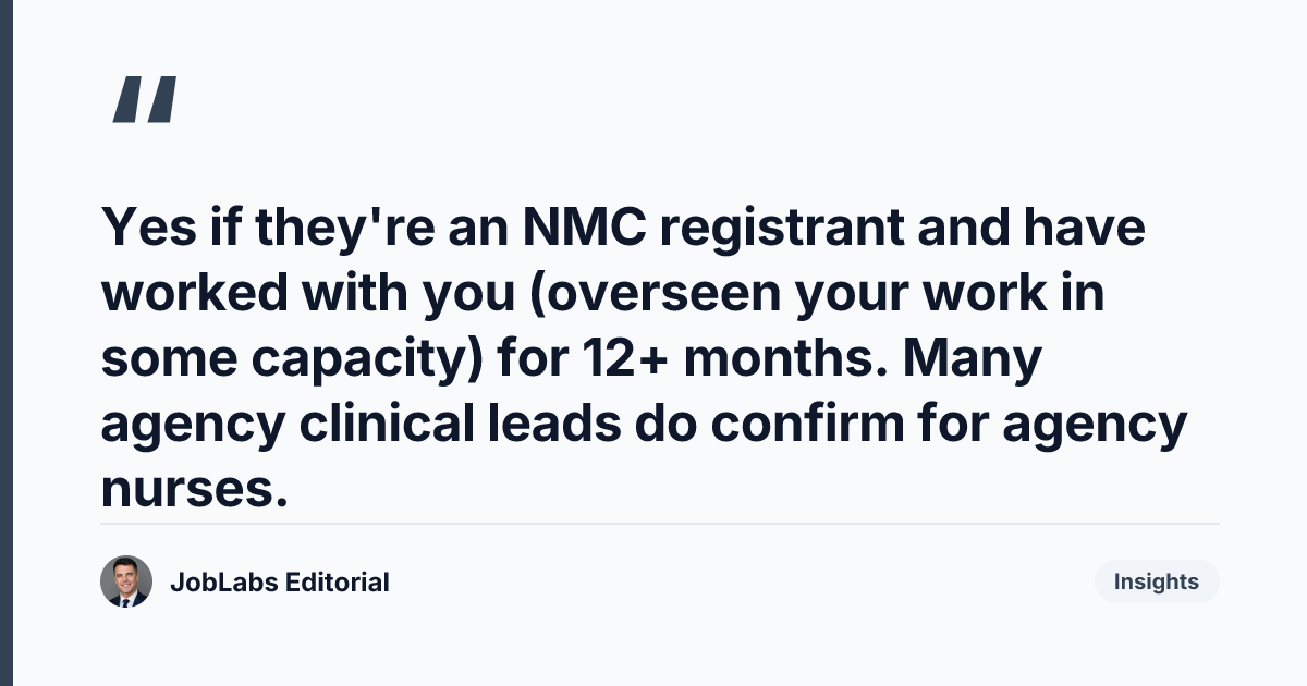 Key takeaway from How to Find an NMC Confirmer (Agency and Solo Nurses)