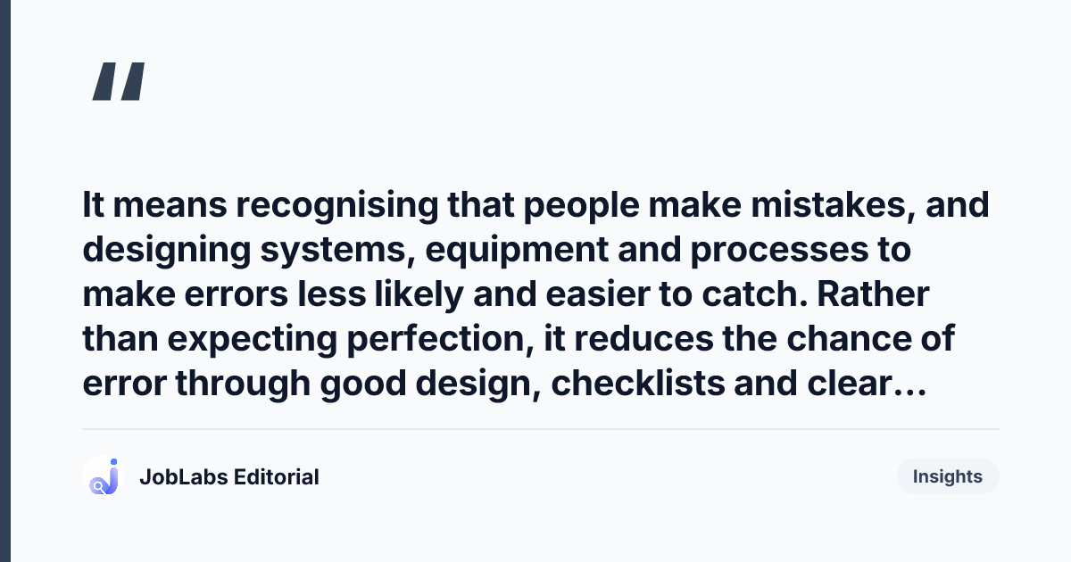 Key takeaway from Human Factors and Safety Culture Questions