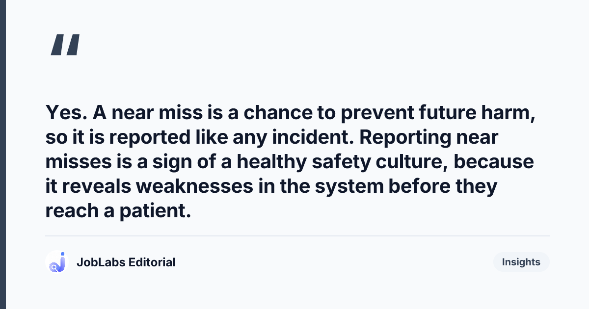 Key takeaway from Incident Reporting and Never Events Questions