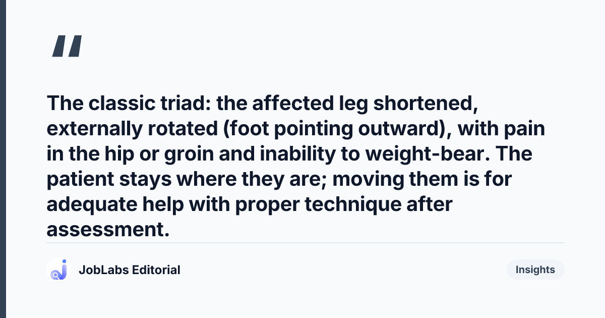 Key takeaway from OSCE APIE Scenario: Fall and Fracture