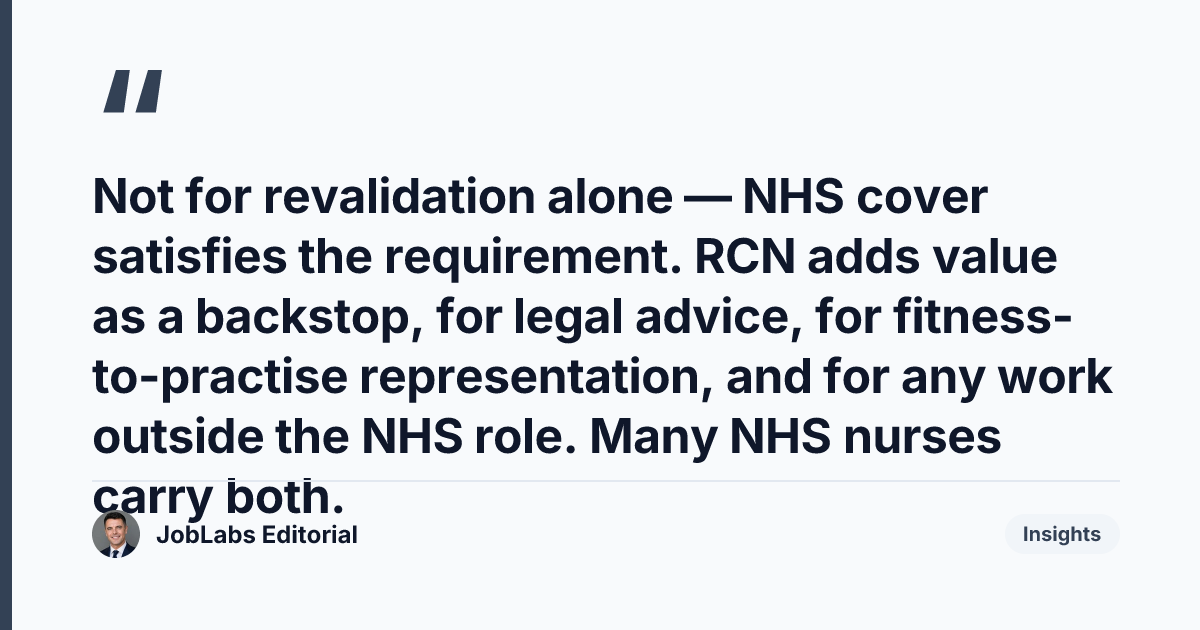 Key takeaway from RCN vs Employer Indemnity Cover for UK Nurses