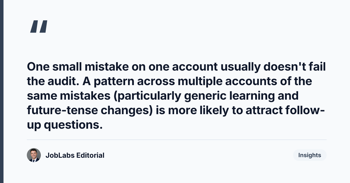 Key takeaway from The 7 Most Common NMC Reflective Account Mistakes