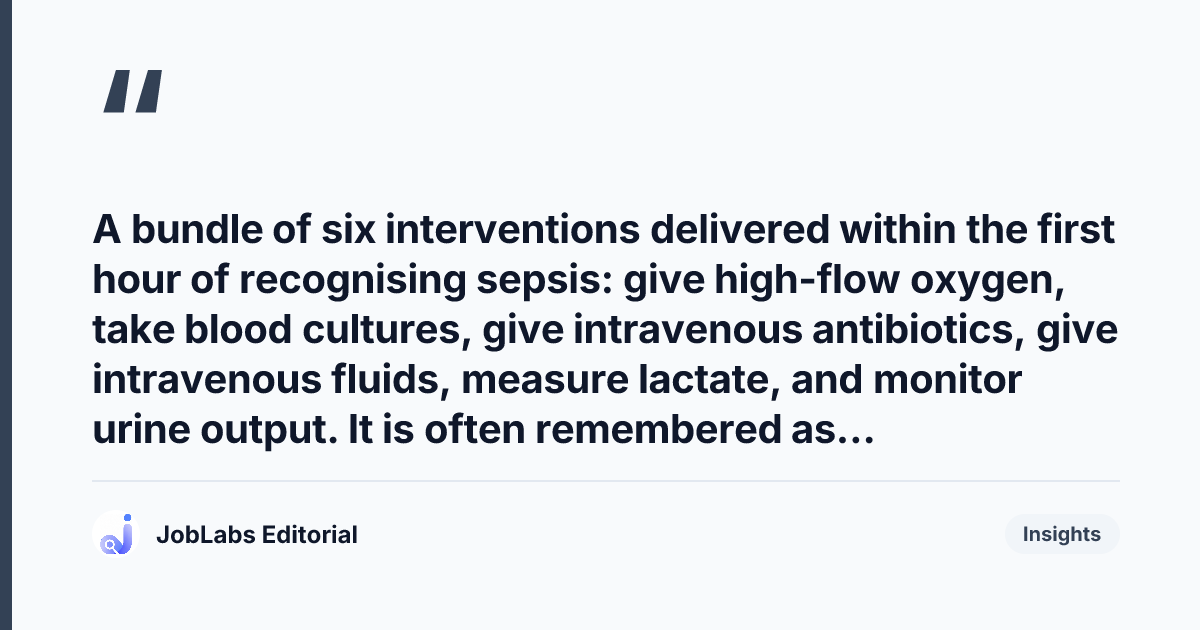 Key takeaway from Sepsis Recognition and Escalation Questions