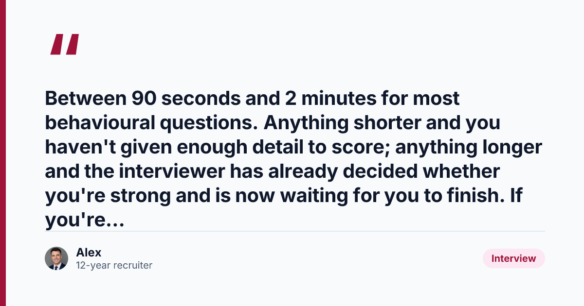 Key takeaway from STAR Method Interview Examples (From a Recruiter)