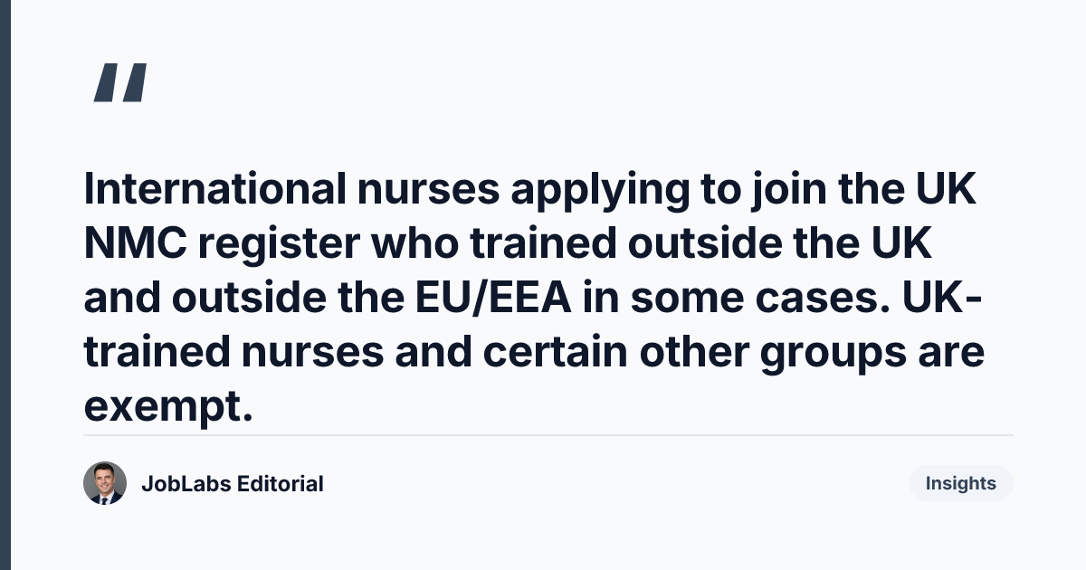 Key takeaway from The NMC Test of Competence: CBT and OSCE Overview