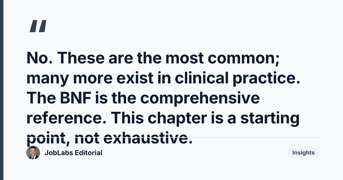 Key takeaway from Top 20 Drugs UK Nurses Administer (BNF Quick Reference)