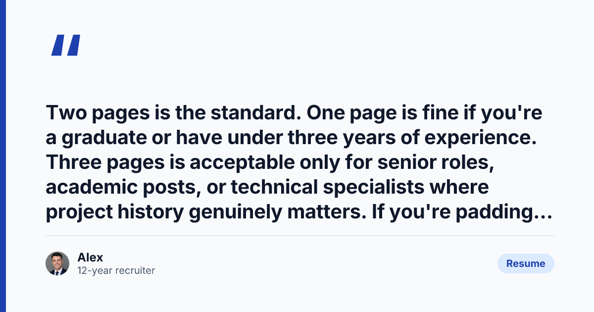 Key takeaway from UK CV Format 2026: What Recruiters Actually Want to See