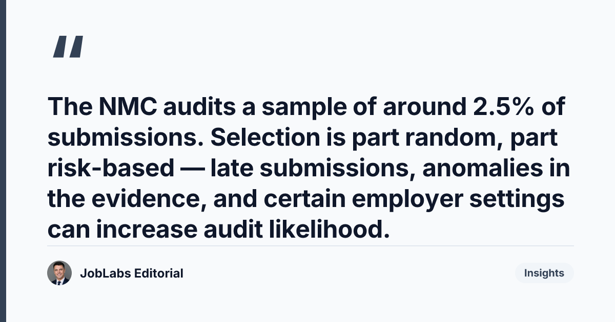 Key takeaway from What the NMC Actually Checks at Revalidation