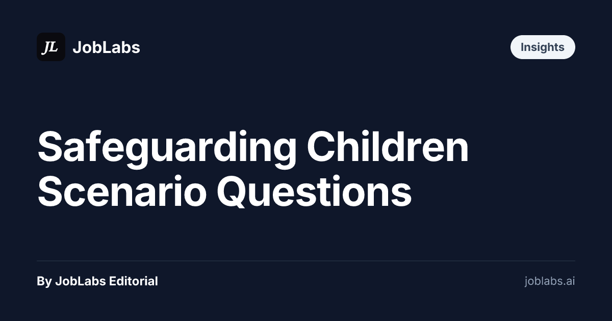Safeguarding Children Scenario Questions