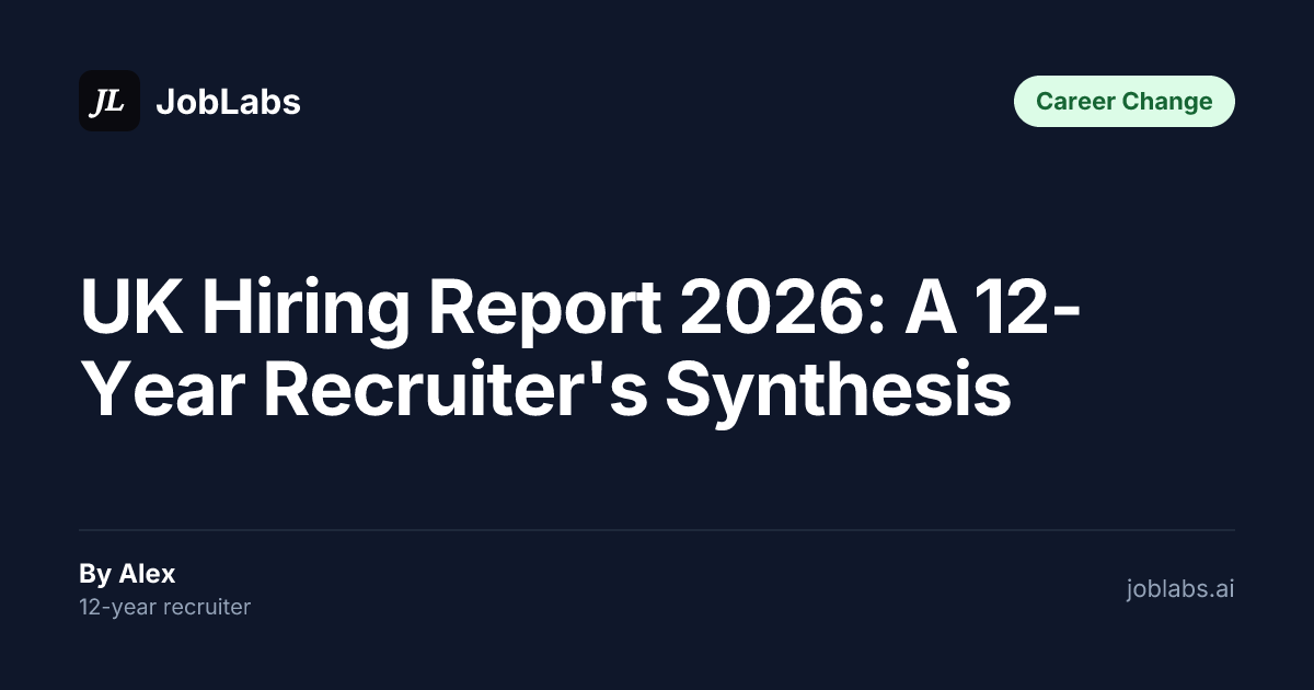 UK Hiring Report 2026: A 12-Year Recruiter's Synthesis