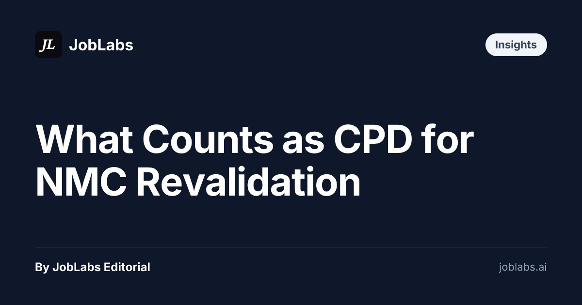 What Counts as CPD for NMC Revalidation
