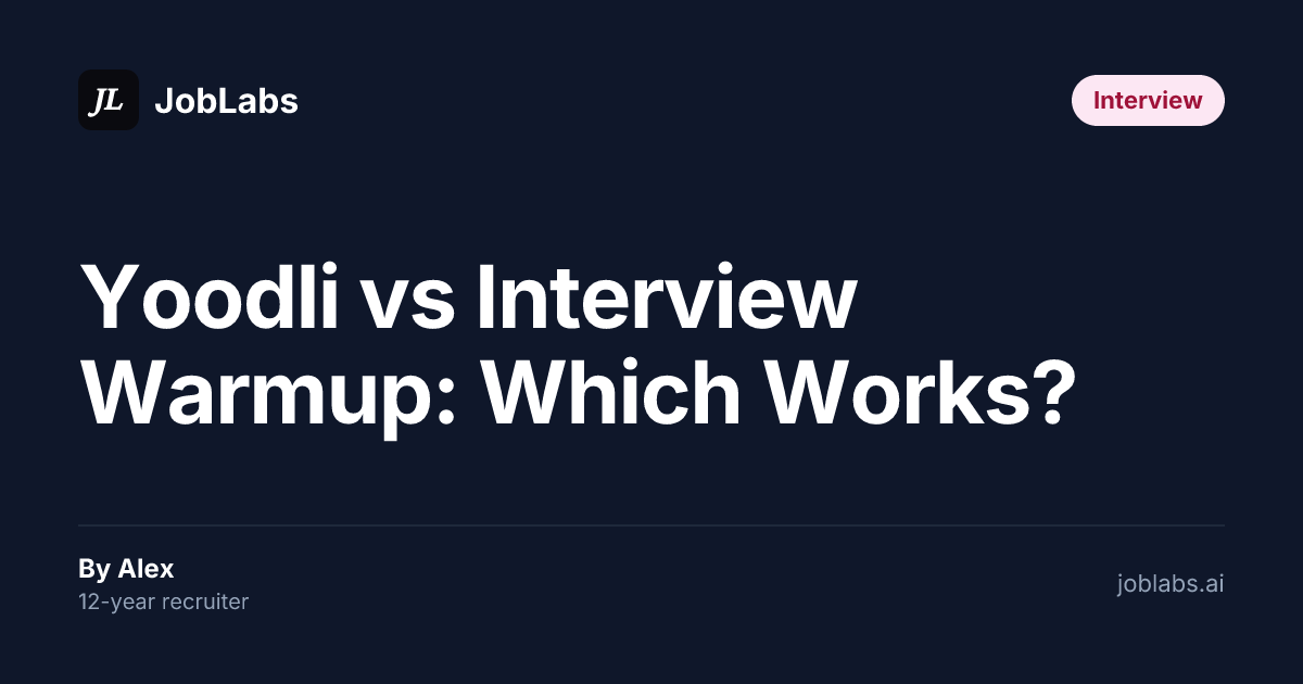 Yoodli vs Interview Warmup: Which Works?